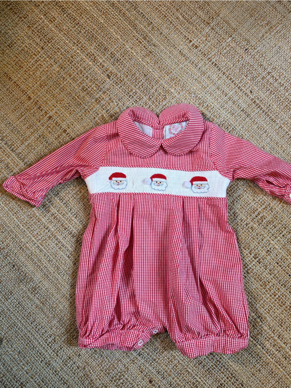 Cecil and Lou Santa Romper